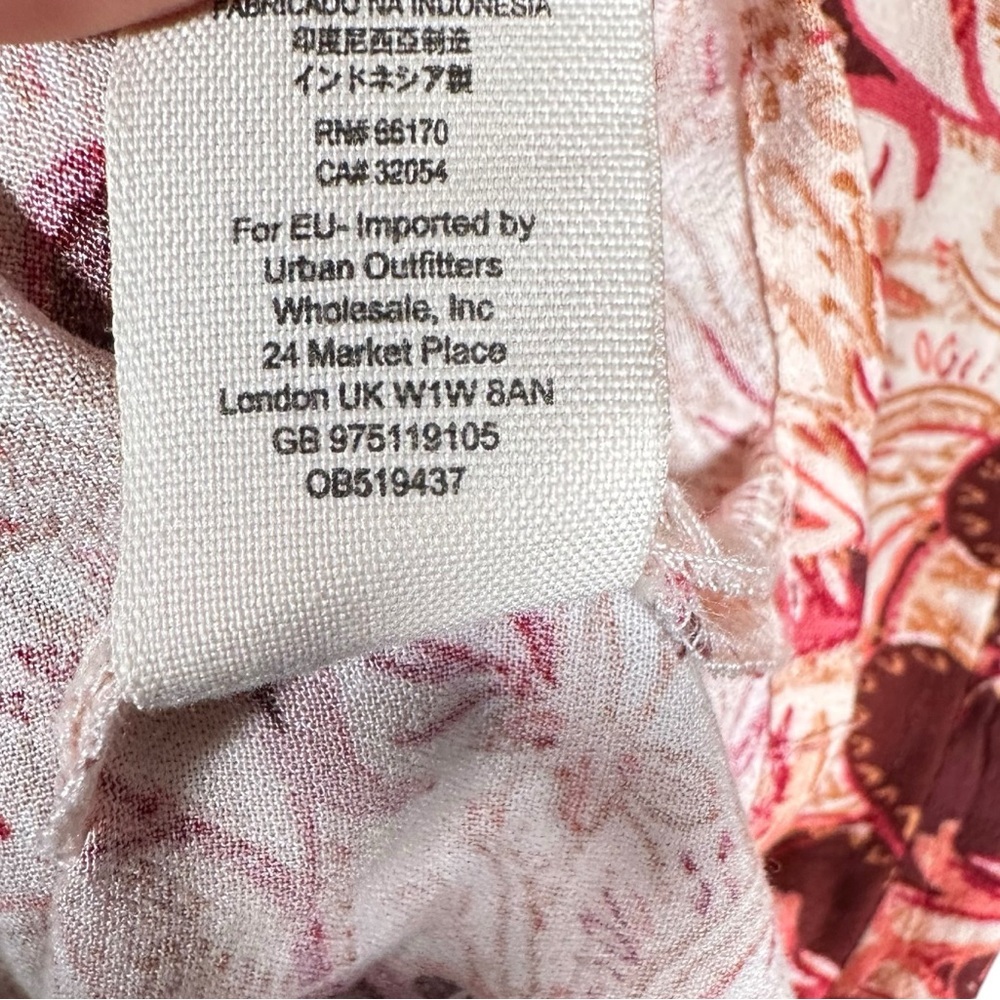 FREE PEOPLE Ossie Vibes Bell Sleeves Print Tunic Dress in Ivory - Picture 10 of 13